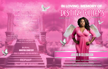 Editable Obituary Design Template