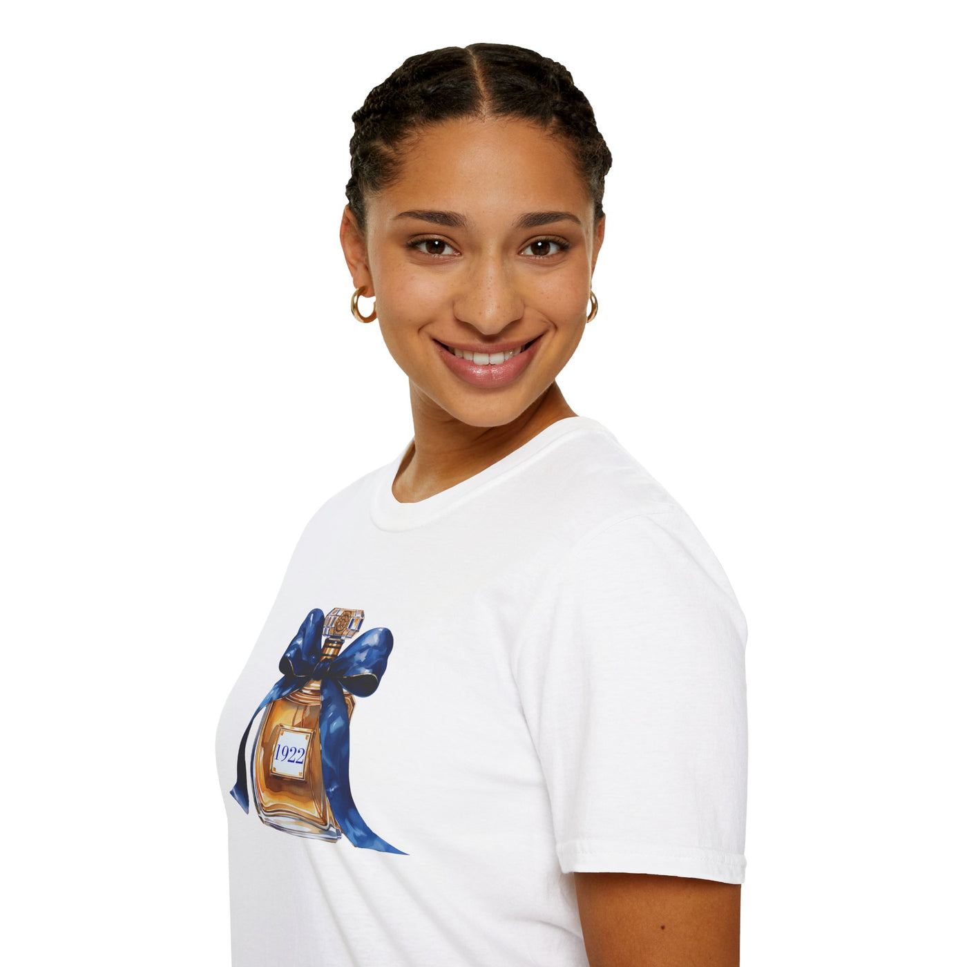 1922 Inspired Perfume Bottle T-Shirt | Elegant Sorority-Inspired Tee for Everyday Style