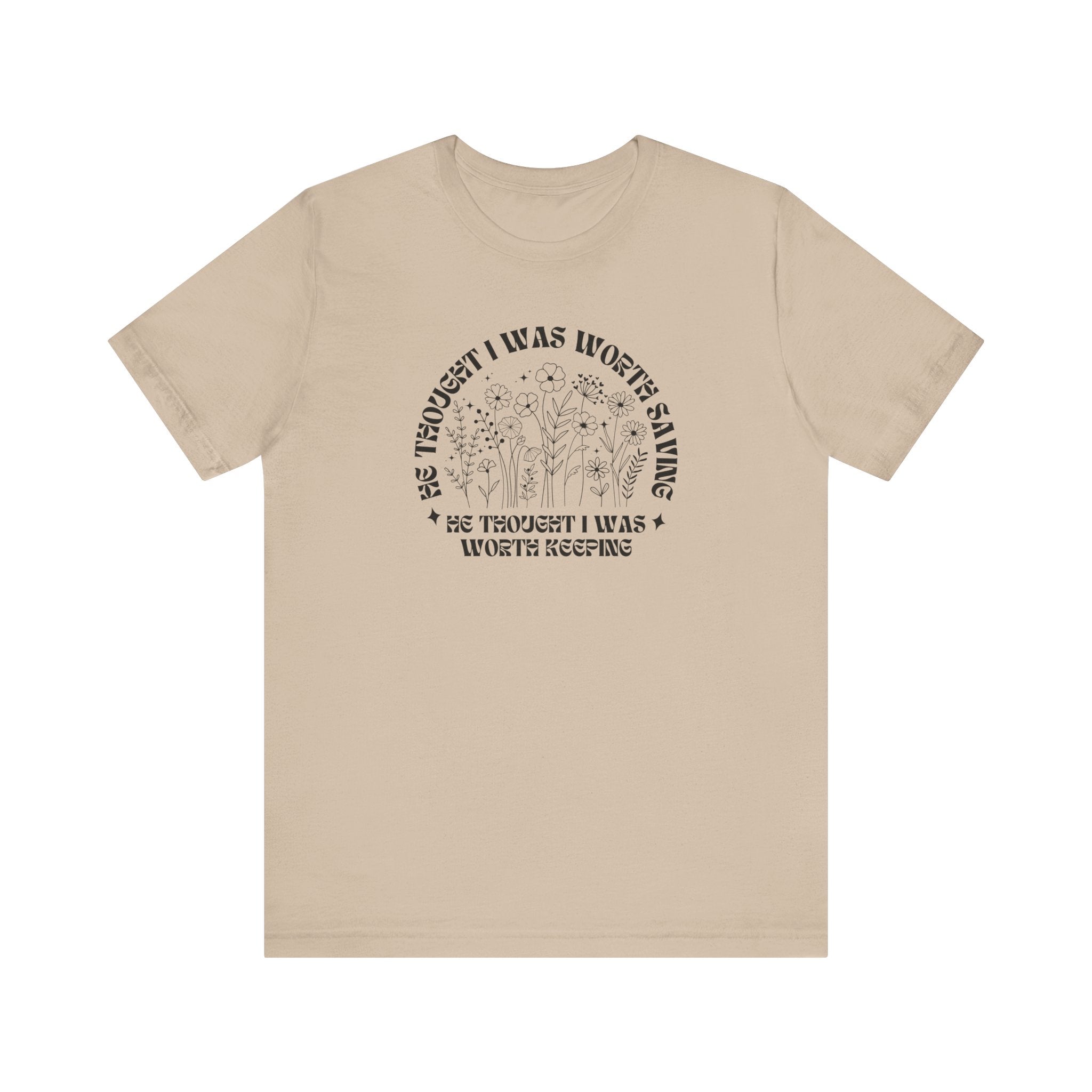 “He Thought I Was Worth Saving” Christian Faith T-Shirt – Inspirational Gospel Apparel