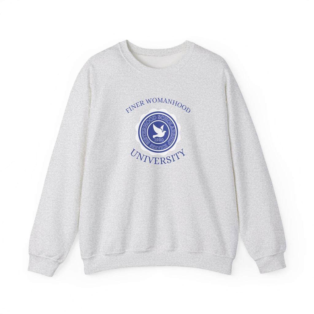 Finer Womanhood University Sweatshirt | Sophisticated Sorority-Inspired Streetwear
