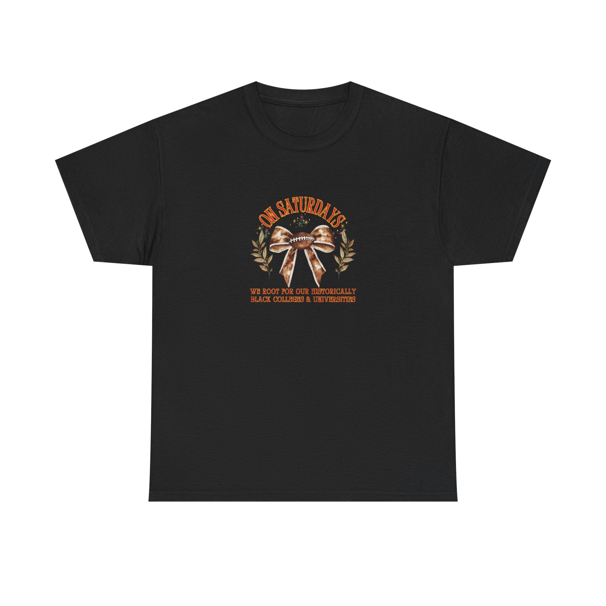 🏈 On Saturdays We Root for HBCUs Tee | 100% Cotton Gildan Shirt | HBCU Football Game Day Shirt