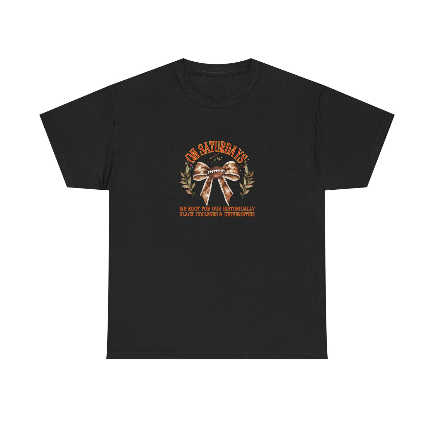🏈 On Saturdays We Root for HBCUs Tee | 100% Cotton Gildan Shirt | HBCU Football Game Day Shirt