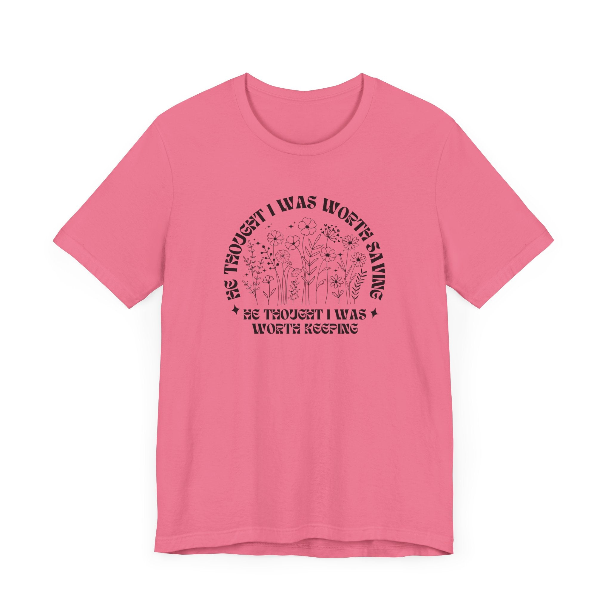 “He Thought I Was Worth Saving” Christian Faith T-Shirt – Inspirational Gospel Apparel