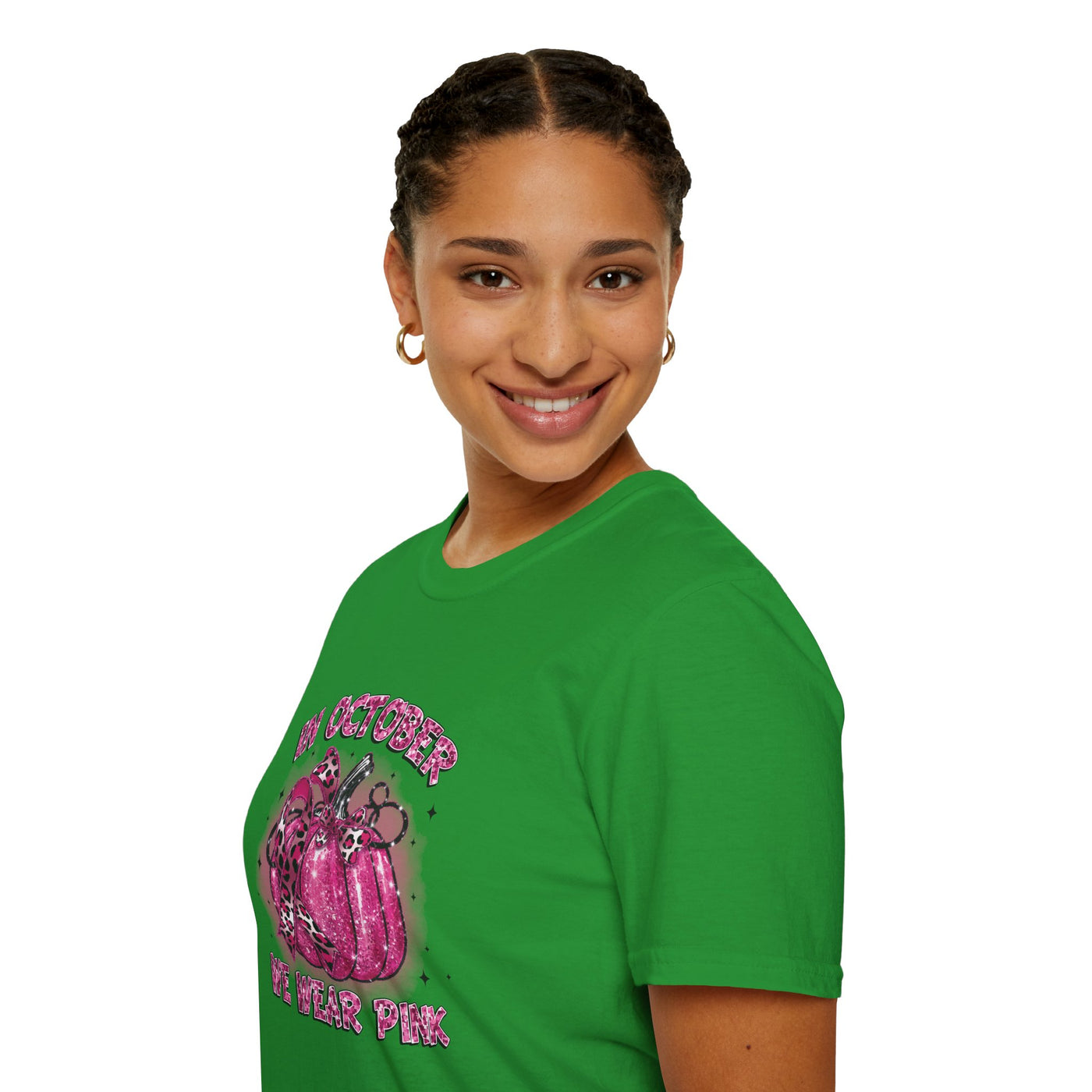 In October We Wear Pink Breast Cancer Awareness T-Shirt