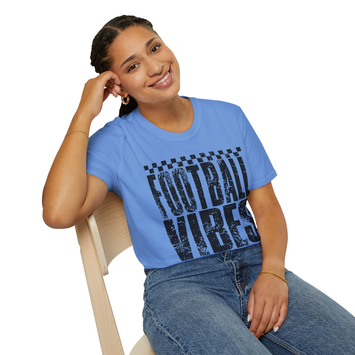 Game day outfit idea with Football Season shirt