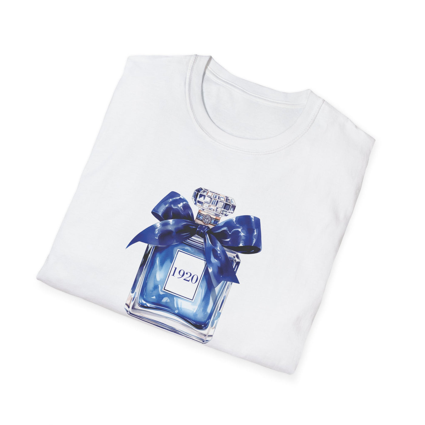 1920 Inspired Perfume Bottle T-Shirt | Chic Sorority-Inspired Tee for Everyday Wear
