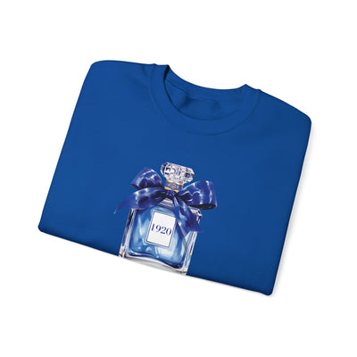 1920 Inspired Perfume Bottle Sweatshirt | Elegant Sorority-Inspired Fashion
