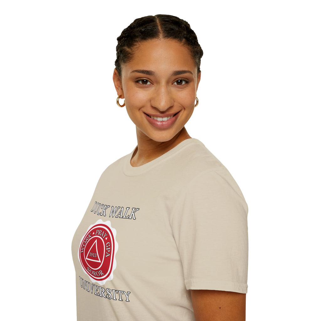 Duck Walk University T-Shirt | Stylish Sorority-Inspired Tee for Everyday Power