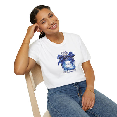 1920 Inspired Perfume Bottle T-Shirt | Chic Sorority-Inspired Tee for Everyday Wear