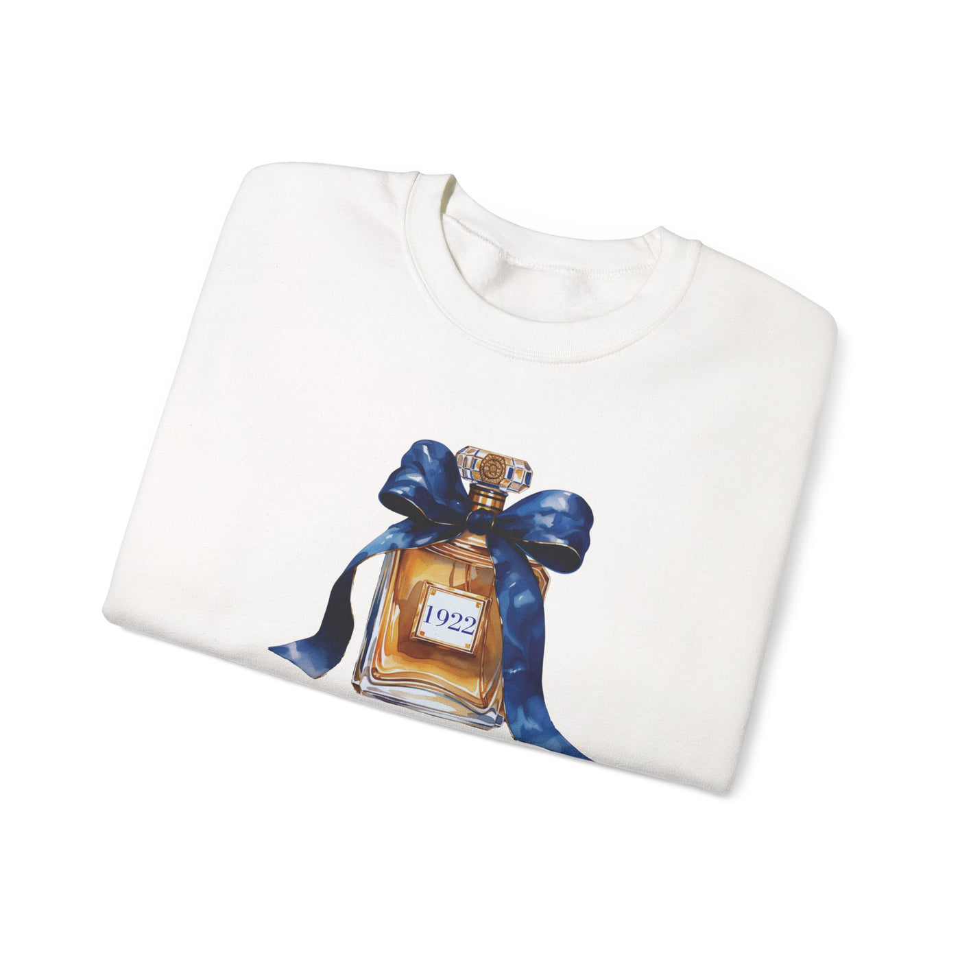 1922 Inspired Perfume Bottle Sweatshirt | Chic Sorority-Inspired Fall Fashion