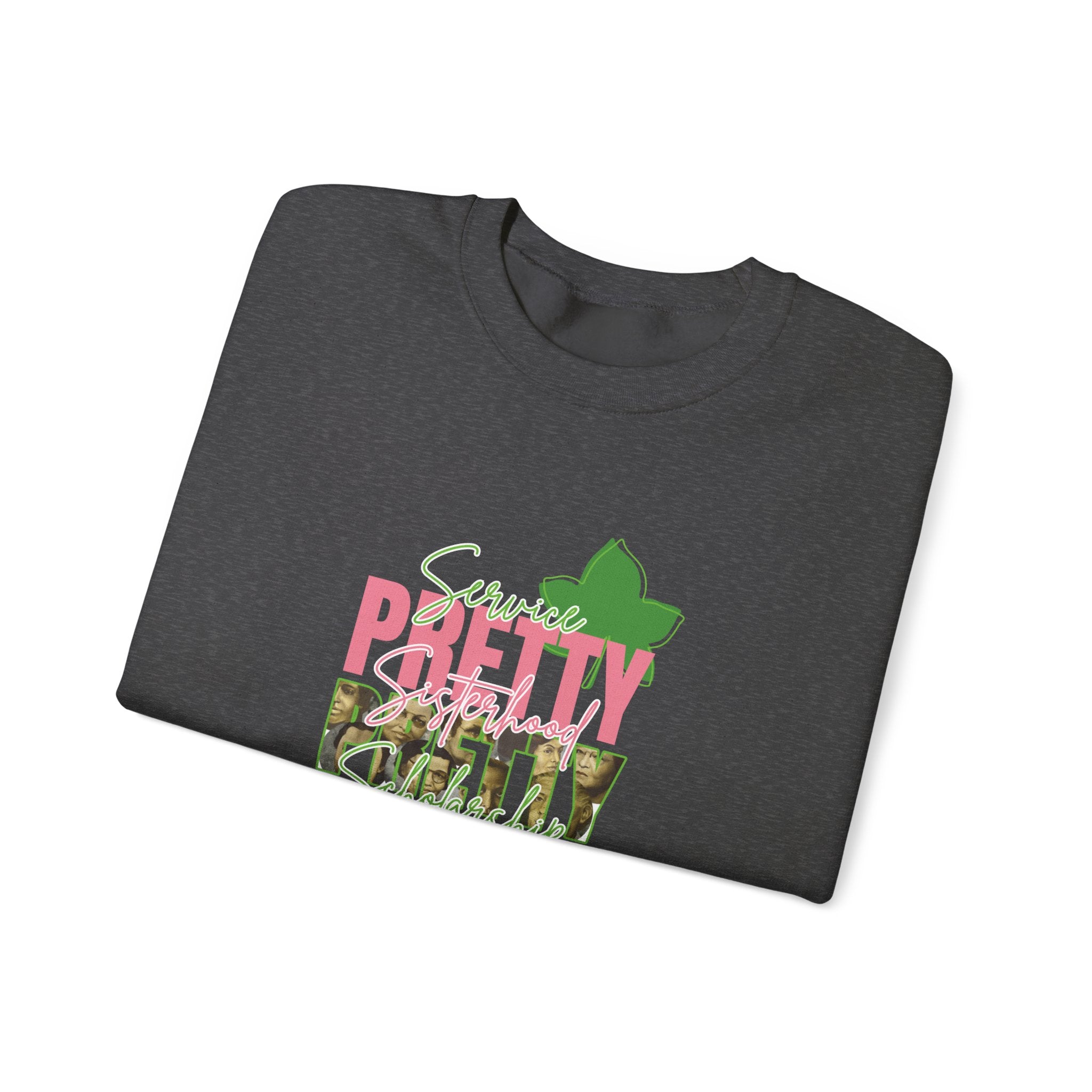 Pretty & Powerful Sorority Sweatshirt | Pink & Green Sorority Apparel