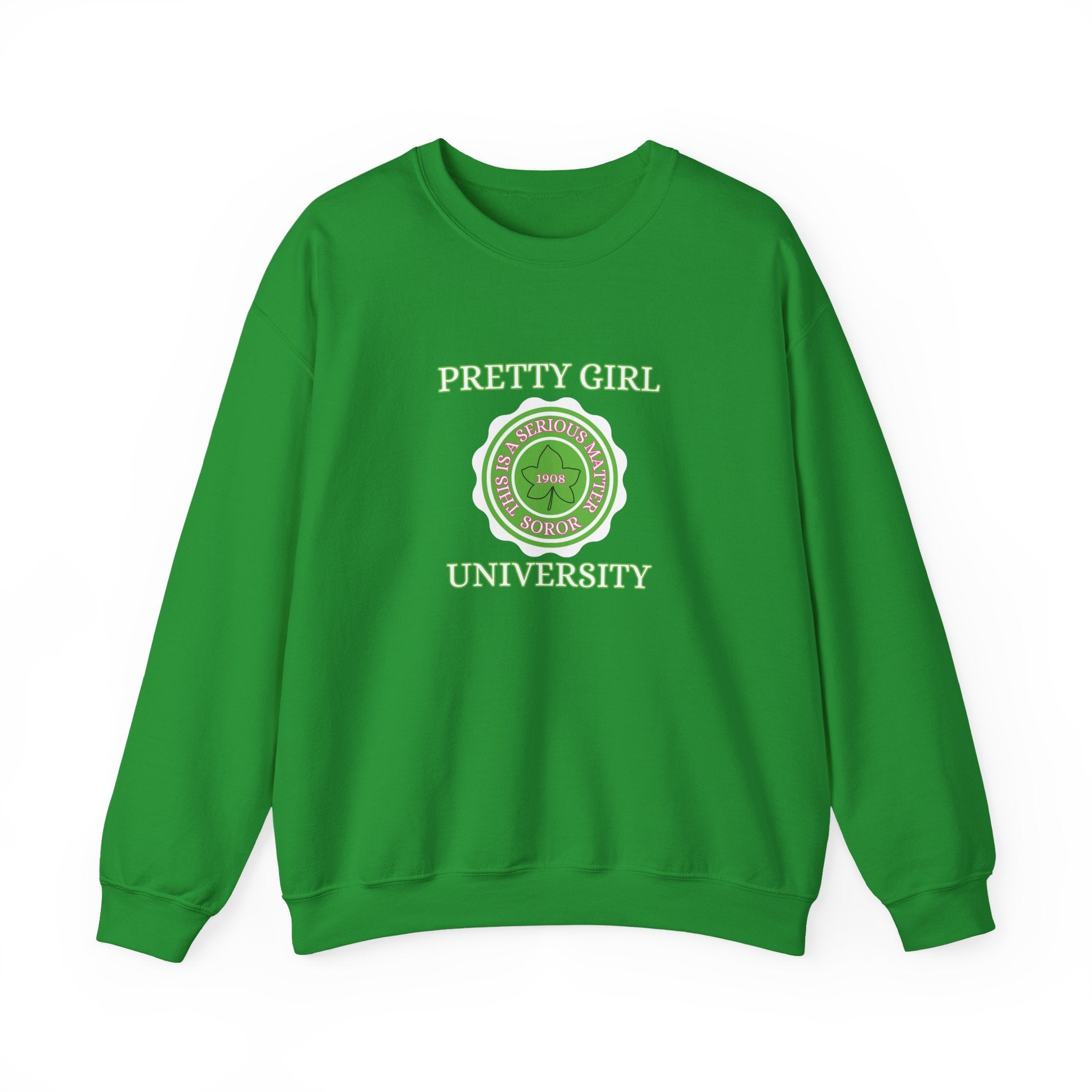 Pretty Girl University Sweatshirt | Elegant Sorority-Inspired Fall Fashion