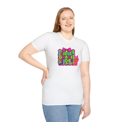 First Grade Teacher Back-to-School Tee – Bright, Bold & Ready to Teach!