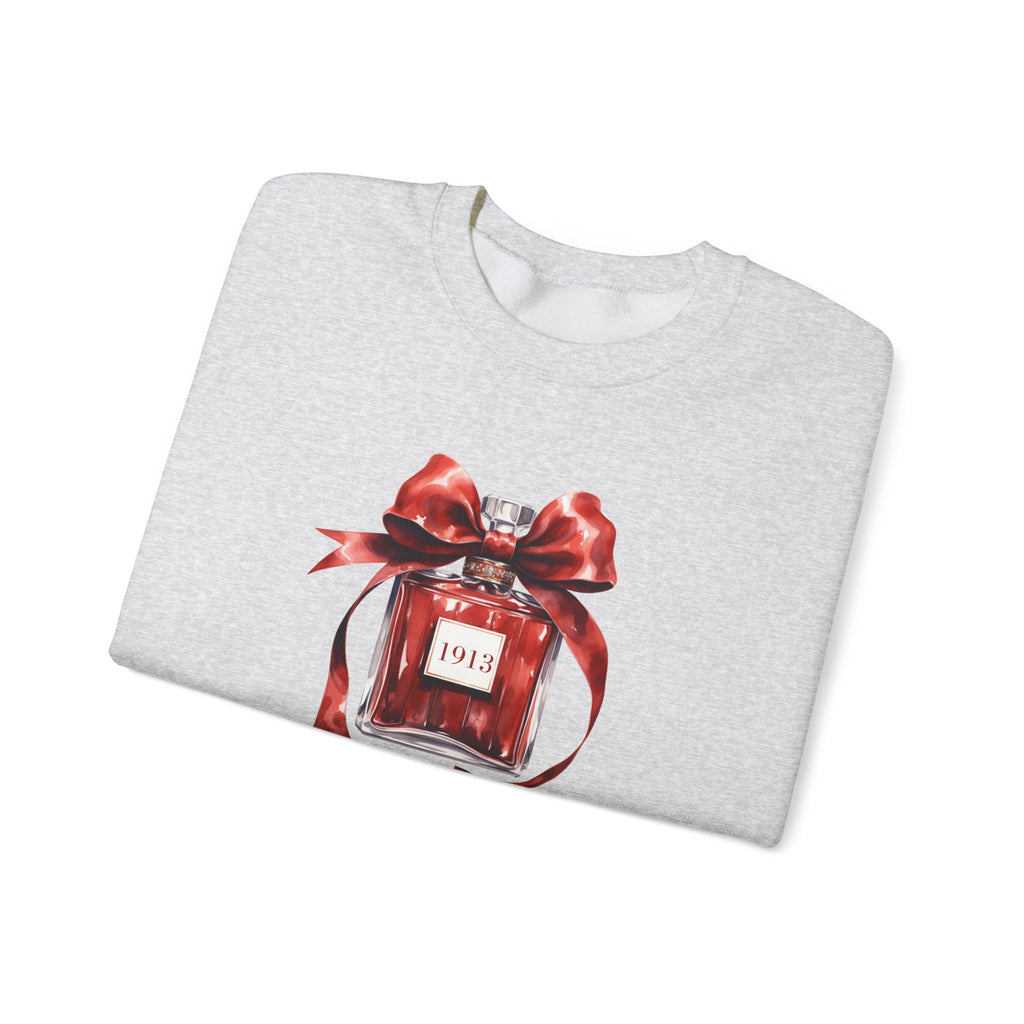 1913 Inspired Perfume Bottle Sweatshirt | Bold, Elegant Sorority-Inspired Style