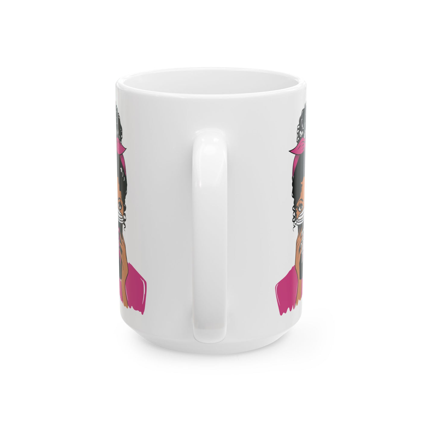 Empowered Sips: Breast Cancer Awareness Coffee Mug – 11oz & 15oz