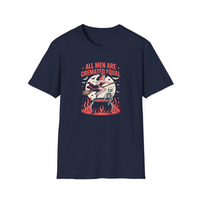 “All Men Are Cremated Equal” Funny Halloween Witch T-Shirt
