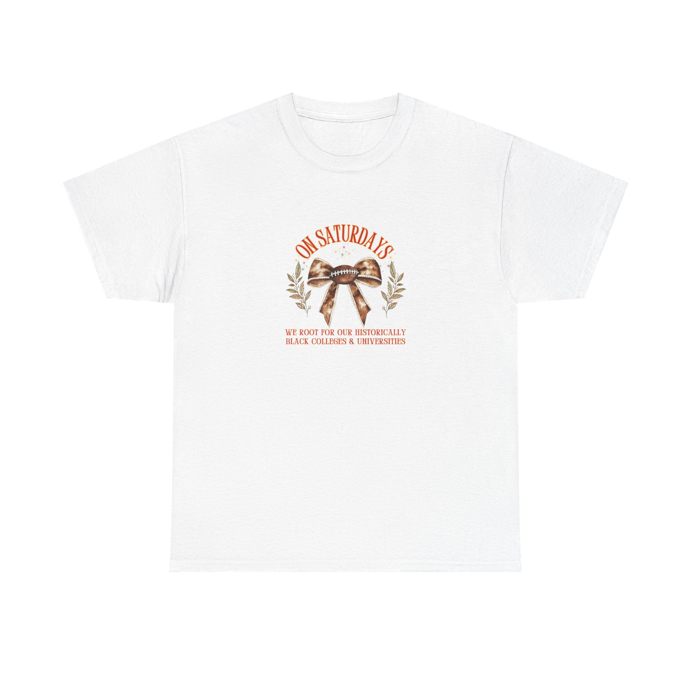 🏈 On Saturdays We Root for HBCUs Tee | 100% Cotton Gildan Shirt | HBCU Football Game Day Shirt