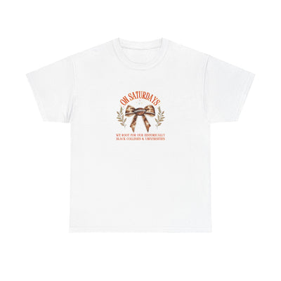 🏈 On Saturdays We Root for HBCUs Tee | 100% Cotton Gildan Shirt | HBCU Football Game Day Shirt
