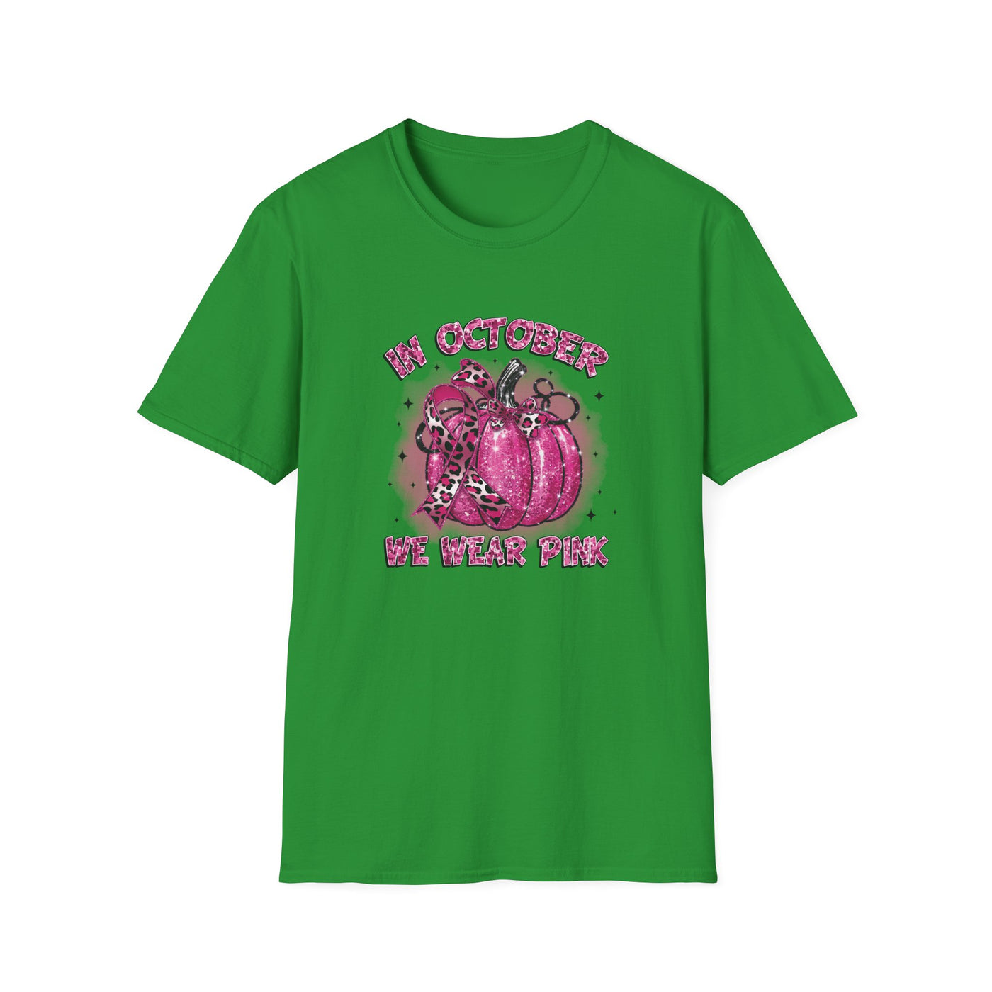In October We Wear Pink Breast Cancer Awareness T-Shirt