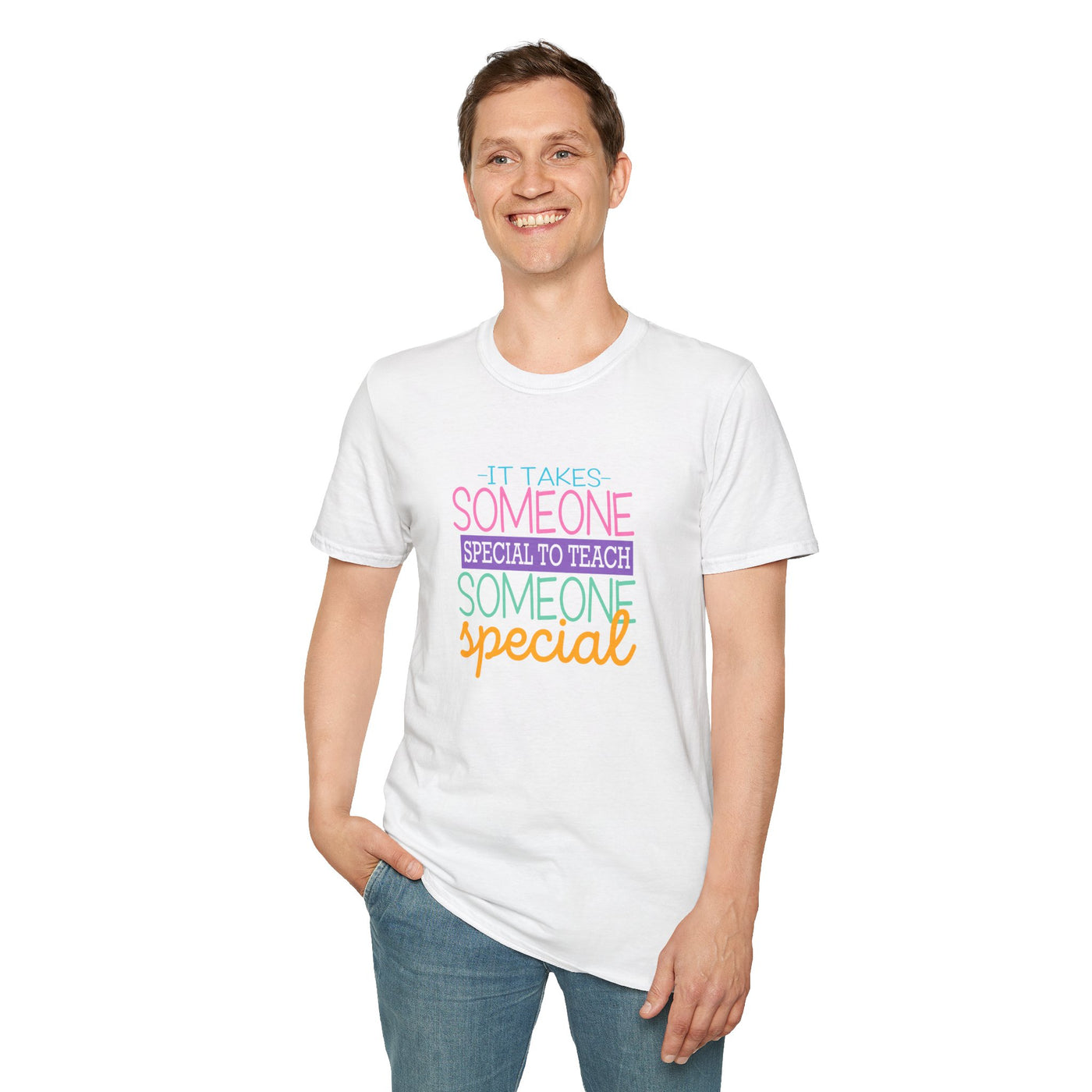 💖 “Someone Special” Teacher Tee – Back-to-School Shirt for Special Education Heroes