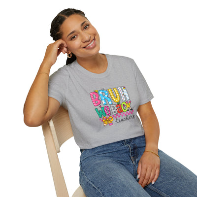 “BRUH, We Back – Teachers” Tee – Funny & Trendy Back-to-School Shirt for Educators 🍎✏️