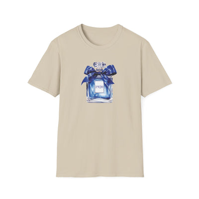 1920 Inspired Perfume Bottle T-Shirt | Chic Sorority-Inspired Tee for Everyday Wear