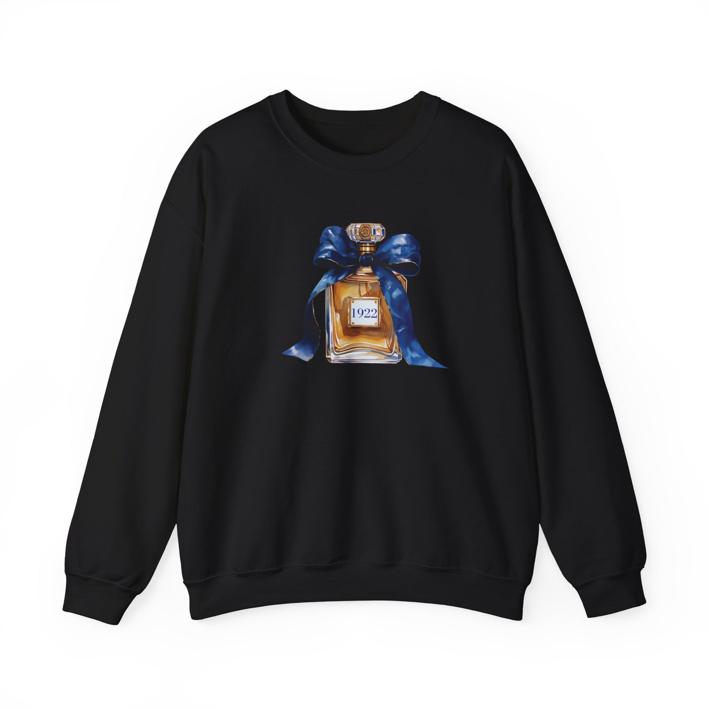1922 Inspired Perfume Bottle Sweatshirt | Chic Sorority-Inspired Fall Fashion