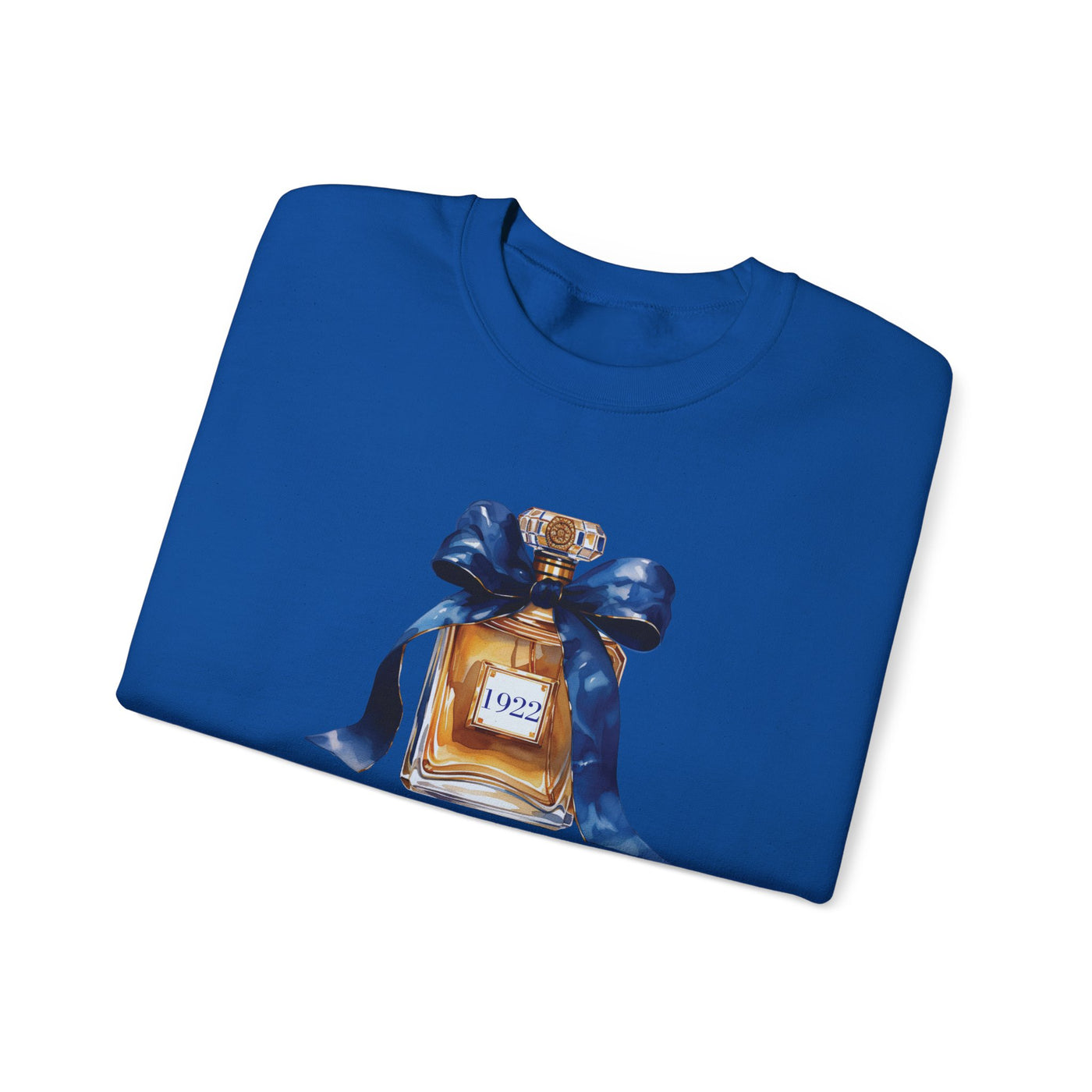 1922 Inspired Perfume Bottle Sweatshirt | Chic Sorority-Inspired Fall Fashion