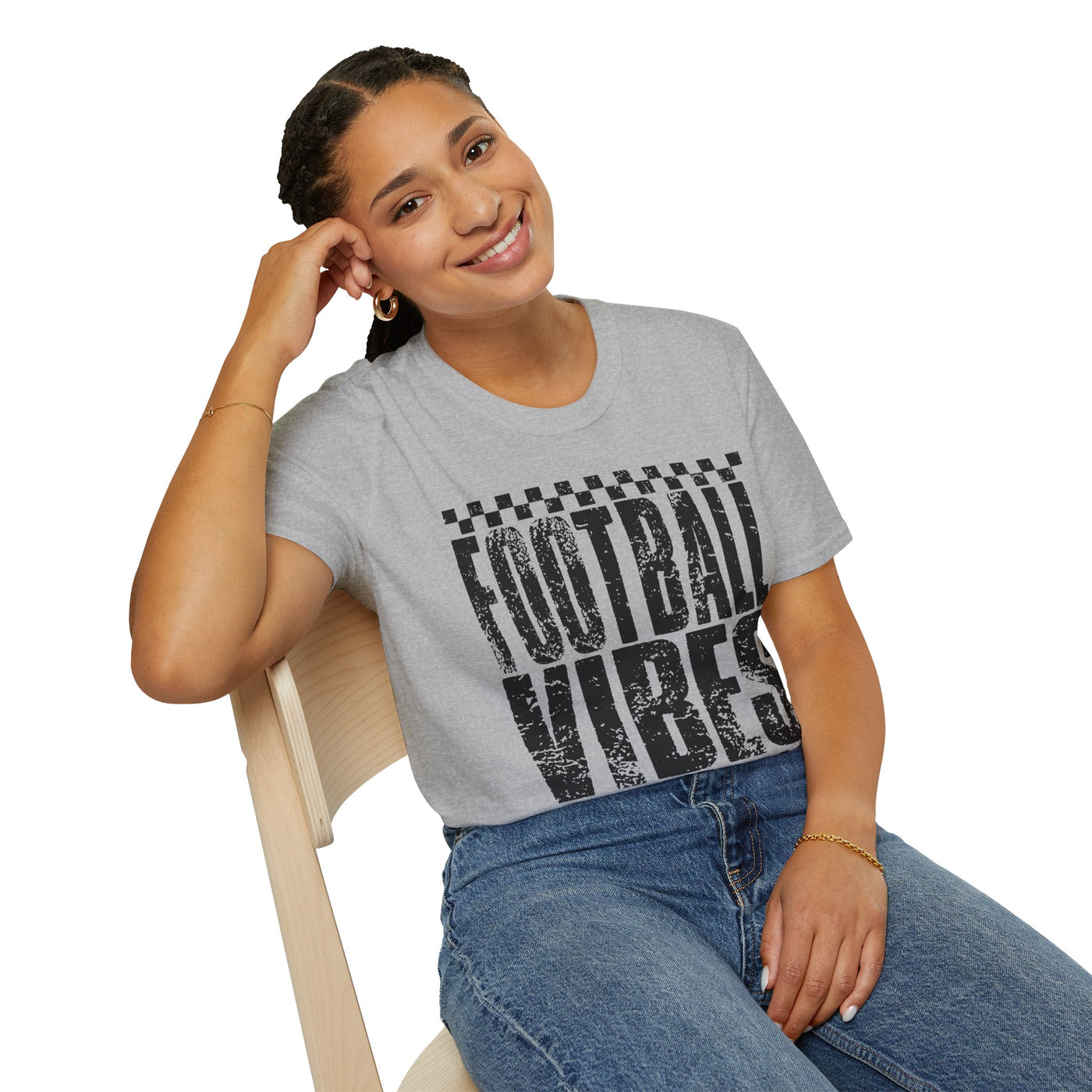Game day outfit idea with Football Season shirt