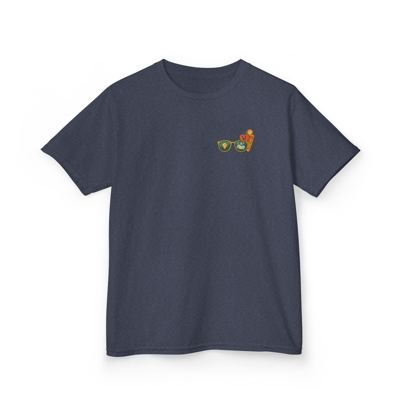 Smart Looks Good On Me back-to-school kids tee in navy with fun graphic design for motivation and empowerment.