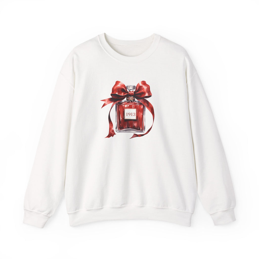 1913 Inspired Perfume Bottle Sweatshirt | Bold, Elegant Sorority-Inspired Style