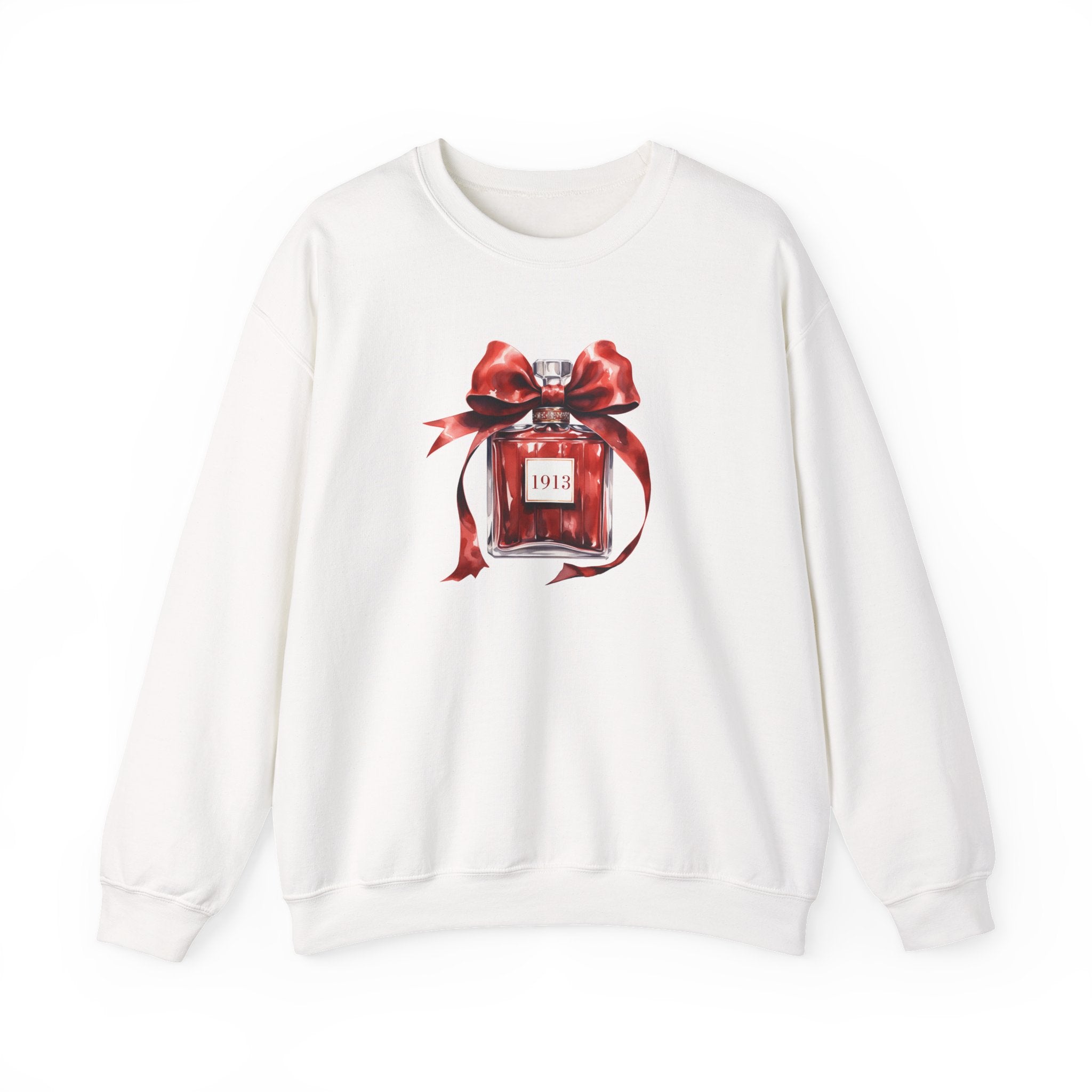 1913 Inspired Perfume Bottle Sweatshirt | Bold, Elegant Sorority-Inspired Style