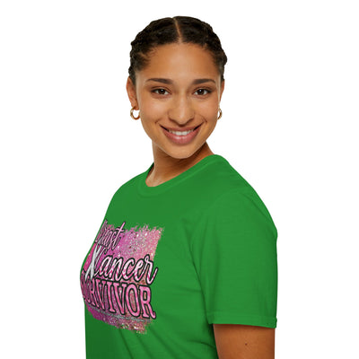Empowered Survivor | Breast Cancer Awareness T-shirt for Women