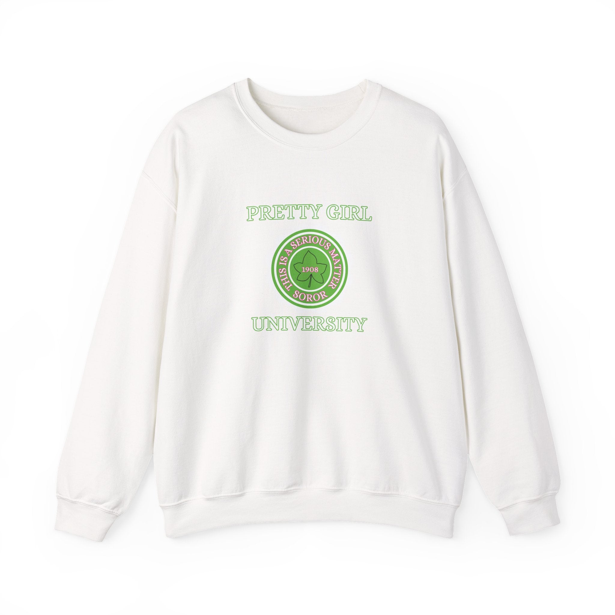 Pretty Girl University Sweatshirt | Elegant Sorority-Inspired Fall Fashion
