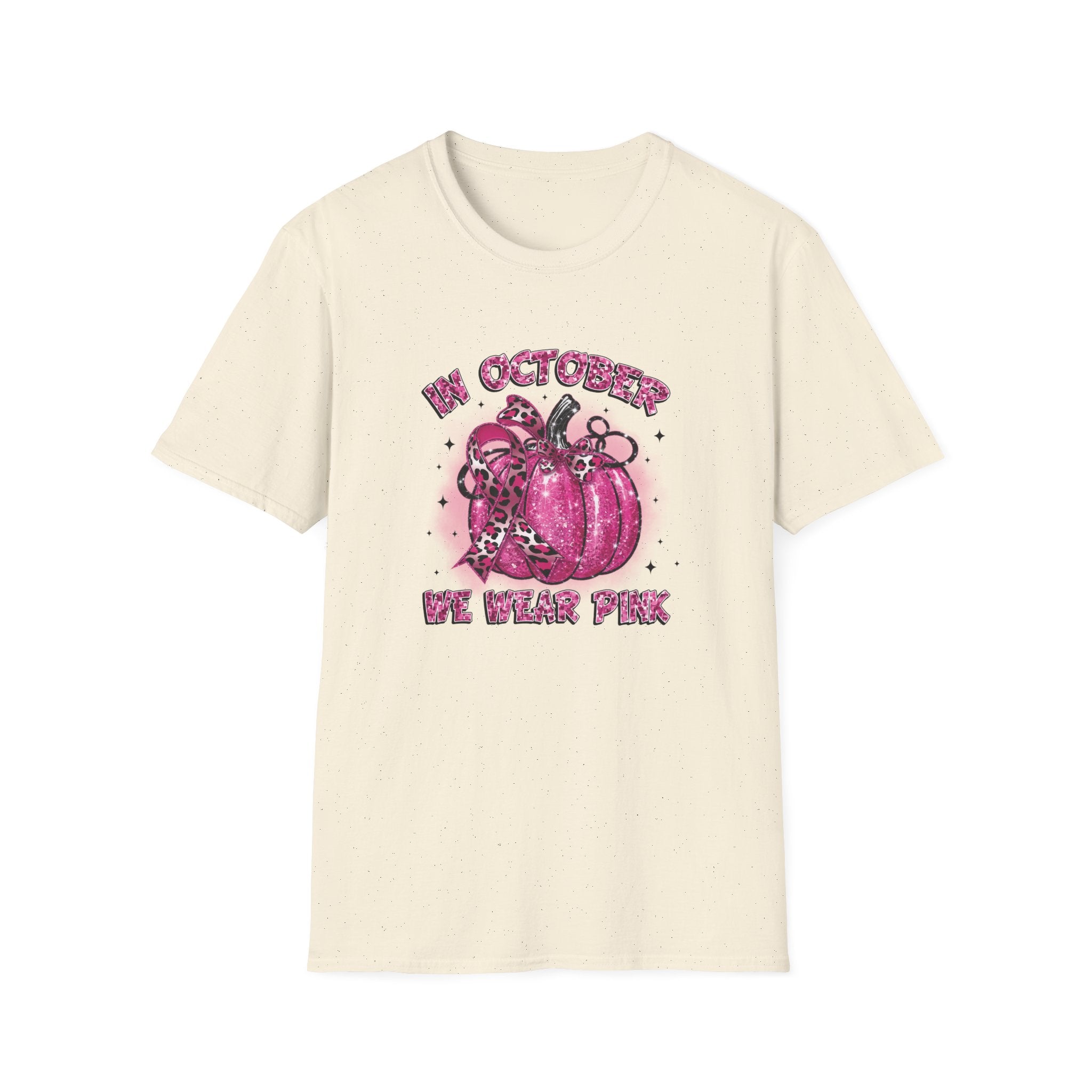 In October We Wear Pink Breast Cancer Awareness T-Shirt