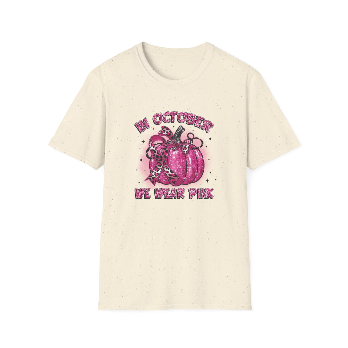 In October We Wear Pink Breast Cancer Awareness T-Shirt
