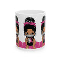 Empowered Sips: Breast Cancer Awareness Coffee Mug – 11oz & 15oz