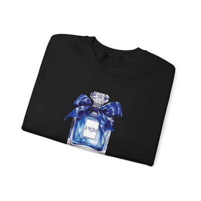 1920 Inspired Perfume Bottle Sweatshirt | Elegant Sorority-Inspired Fashion