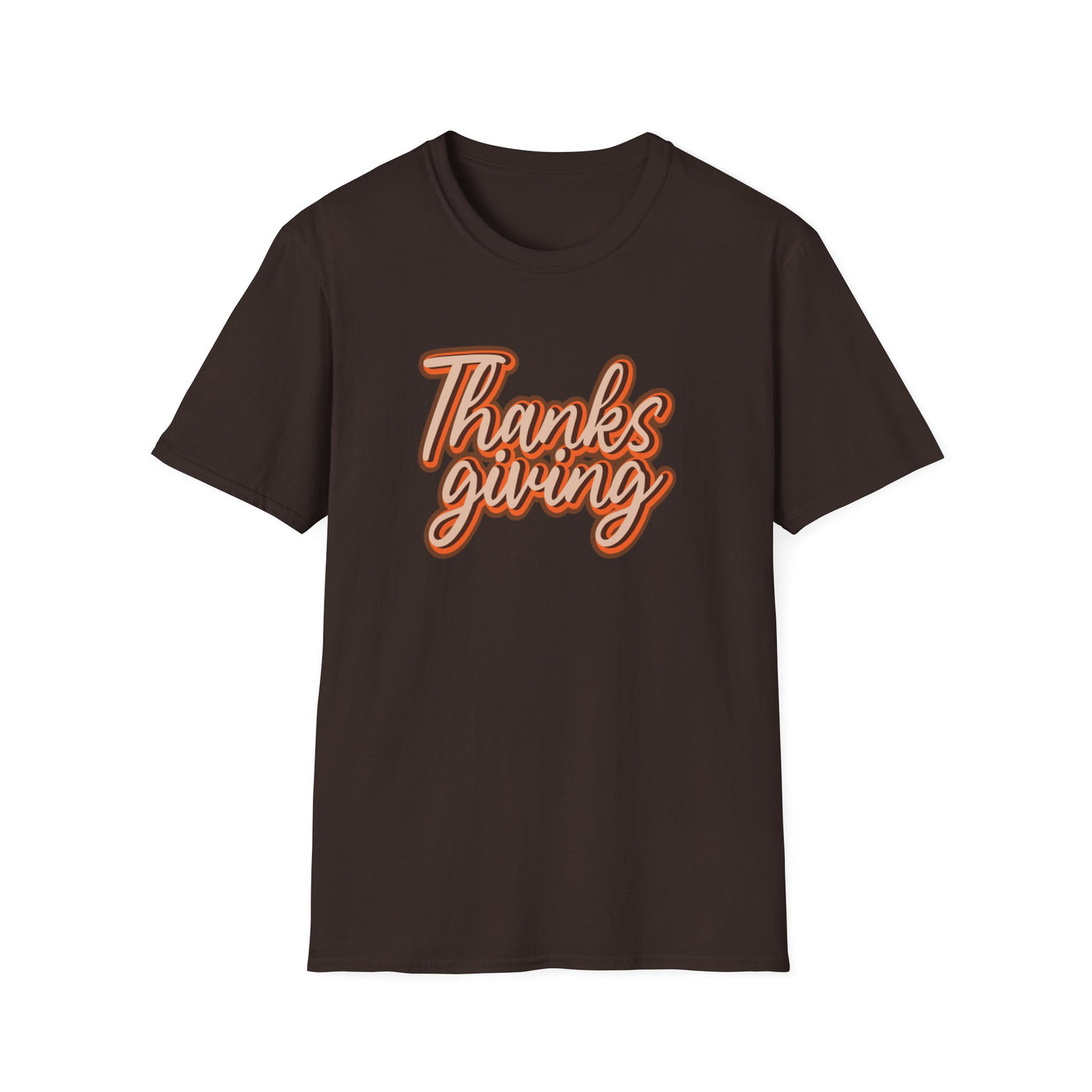 Thanksgiving Unisex Softstyle T-Shirt, Fall Festive Tee, Family Gathering Shirt, Autumn Celebration Apparel, Gratitude Gift