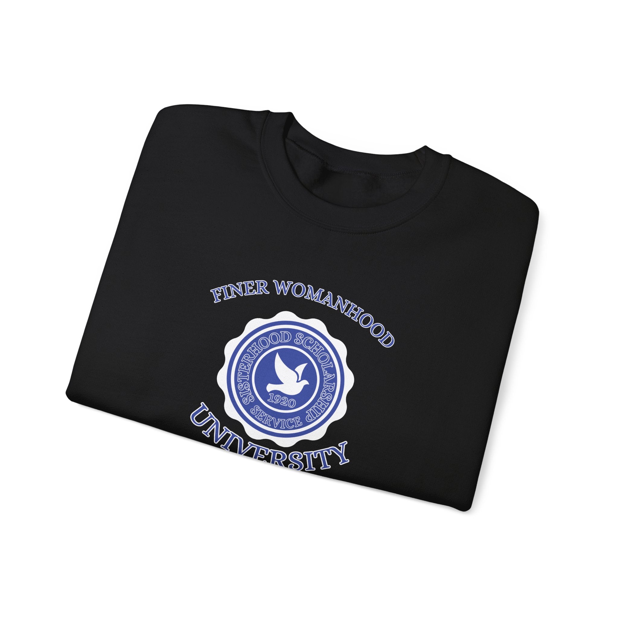 Finer Womanhood University Sweatshirt | Sophisticated Sorority-Inspired Streetwear