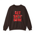 “Get Stuff Done” Motivational Graphic Sweatshirt | Bold Leopard Star Design