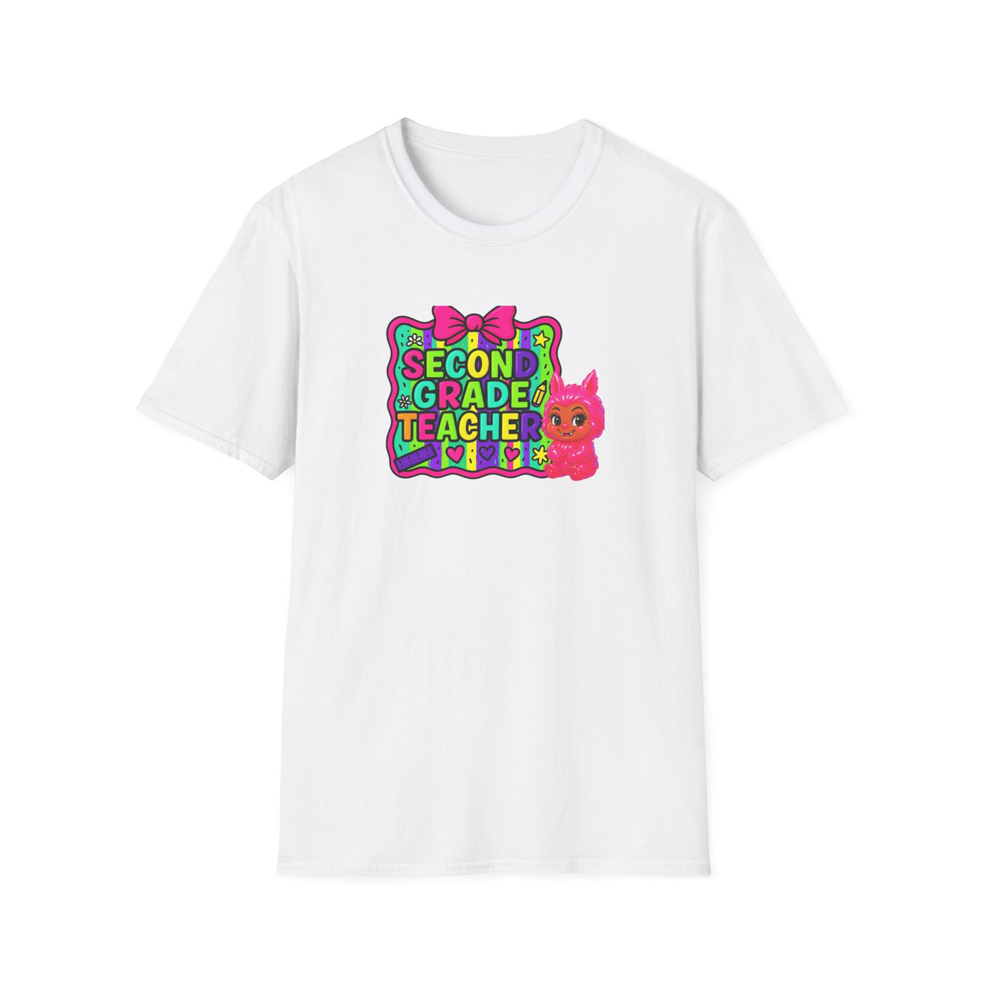 Second Grade Teacher Back-to-School Tee – Bold & Bright Educator Style
