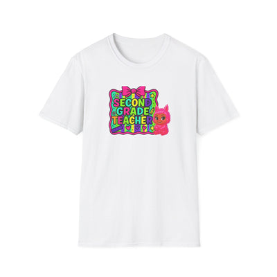 Second Grade Teacher Back-to-School Tee – Bold & Bright Educator Style