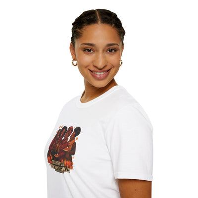 Thankful For My Girls T-Shirt | Friendsgiving & Thanksgiving Celebration Tee