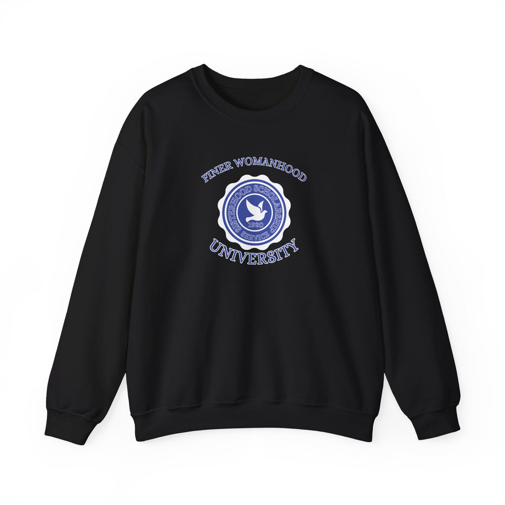 Finer Womanhood University Sweatshirt | Sophisticated Sorority-Inspired Streetwear