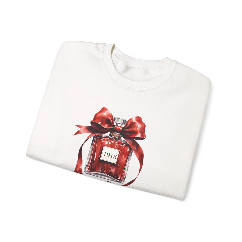 1913 Inspired Perfume Bottle Sweatshirt | Bold, Elegant Sorority-Inspired Style