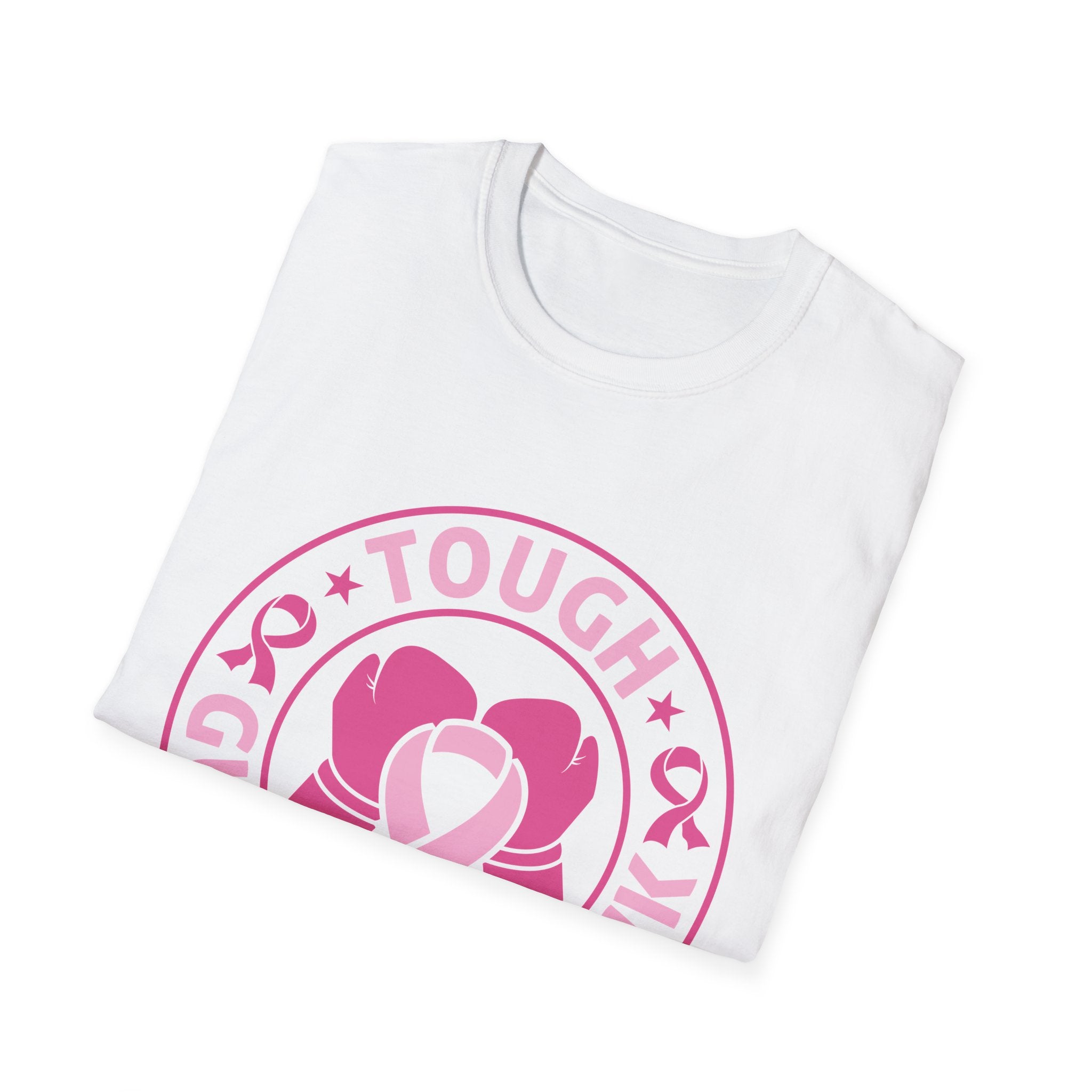 Tough Guys Wear Pink – Men’s Breast Cancer Awareness T-Shirt