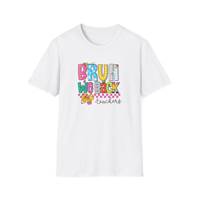 “BRUH, We Back – Teachers” Tee – Funny & Trendy Back-to-School Shirt for Educators 🍎✏️