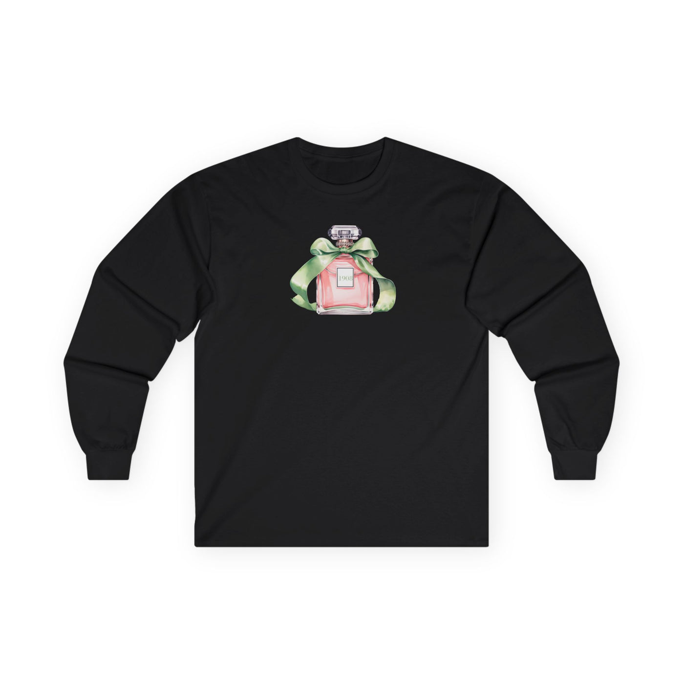 "Pretty & Polished" AKA-Inspired Perfume Bottle Long Sleeved T-Shirt – Divine 1908 Style