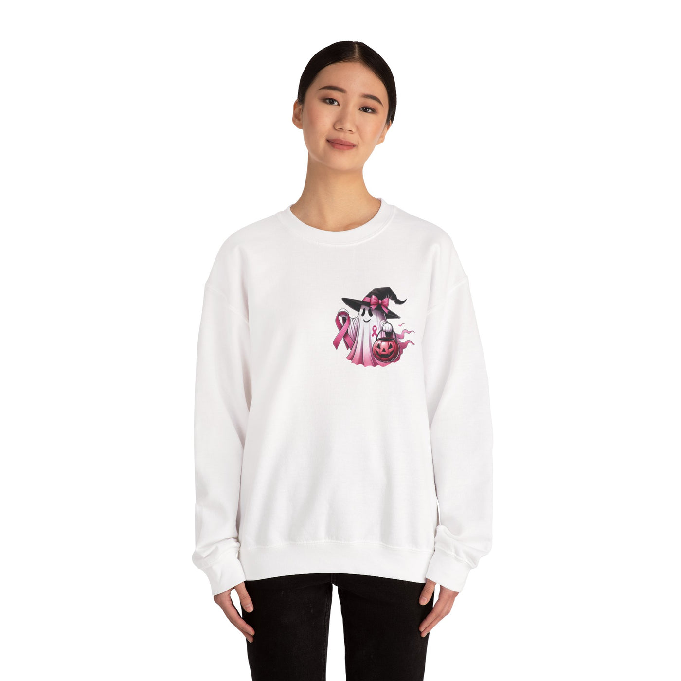 Breast Cancer Awareness Halloween Sweatshirt